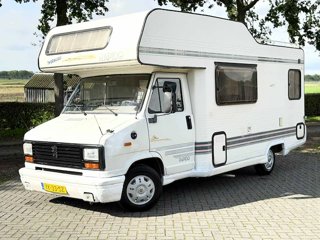 Peugeot 280 g 52 kampeerauto rapido camper yk-33-sz - afbeelding 1 van  34