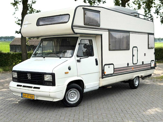 Peugeot 280l kampeerwagen bürstner camper 64-vp-nr - afbeelding 1 van  18