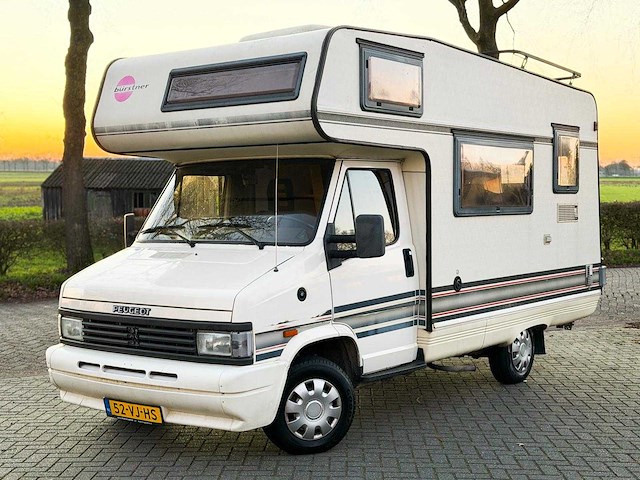 Peugeot 290 2.5 bürstner camper 52-vj-hs - afbeelding 1 van  28