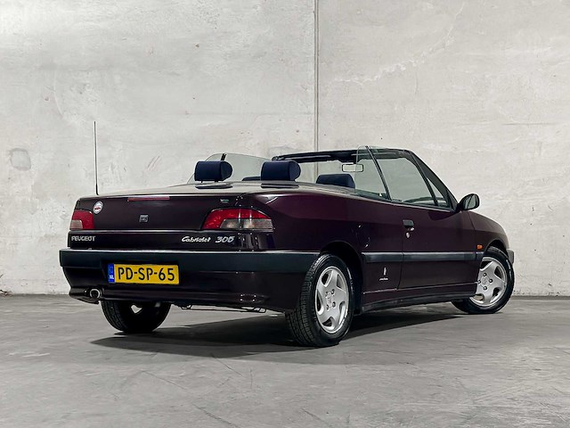 Peugeot 306 cabriolet 1.8 101pk 1996 (origineel-nl) youngtimer, pd-sp-65 - afbeelding 3 van  50