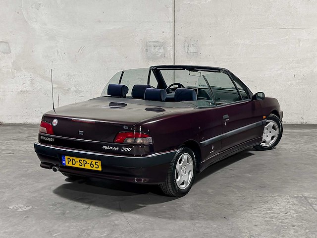 Peugeot 306 cabriolet 1.8 101pk 1996 (origineel-nl) youngtimer, pd-sp-65 - afbeelding 4 van  50