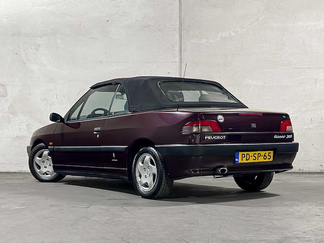 Peugeot 306 cabriolet 1.8 101pk 1996 (origineel-nl) youngtimer, pd-sp-65 - afbeelding 7 van  50