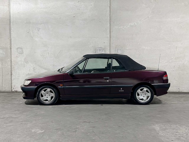 Peugeot 306 cabriolet 1.8 101pk 1996 (origineel-nl) youngtimer, pd-sp-65 - afbeelding 9 van  50