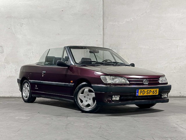 Peugeot 306 cabriolet 1.8 101pk 1996 (origineel-nl) youngtimer, pd-sp-65 - afbeelding 49 van  50