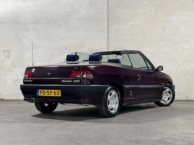 Peugeot 306 cabriolet 1.8 101pk 1996 (origineel-nl) youngtimer, pd-sp-65 - afbeelding 11 van  50
