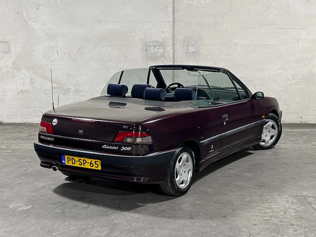 Peugeot 306 cabriolet 1.8 101pk 1996 (origineel-nl) youngtimer, pd-sp-65 - afbeelding 12 van  50