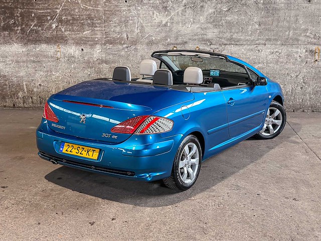 Peugeot 307 coupé cabriolet 2.0-16v 140pk 2006 (origineel-nl), 22-sz-kt - afbeelding 13 van  49