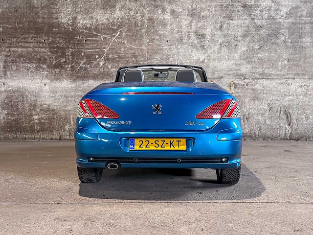 Peugeot 307 coupé cabriolet 2.0-16v 140pk 2006 (origineel-nl), 22-sz-kt - afbeelding 14 van  49