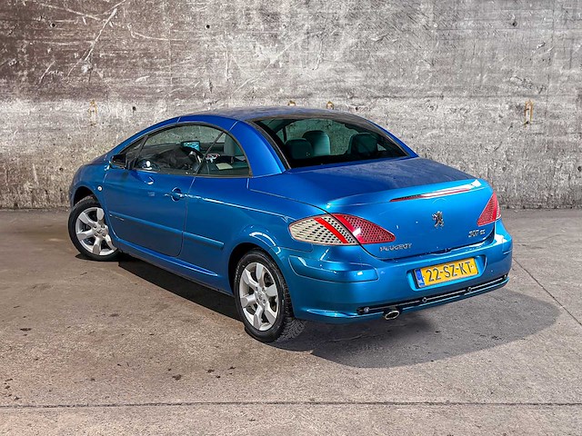 Peugeot 307 coupé cabriolet 2.0-16v 140pk 2006 (origineel-nl), 22-sz-kt - afbeelding 17 van  49