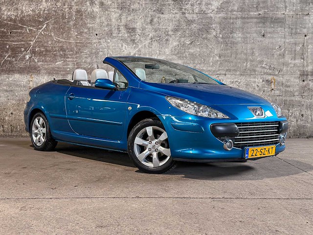 Peugeot 307 coupé cabriolet 2.0-16v 140pk 2006 (origineel-nl), 22-sz-kt - afbeelding 8 van  49