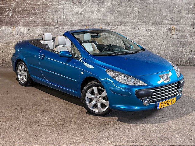 Peugeot 307 coupé cabriolet 2.0-16v 140pk 2006 (origineel-nl), 22-sz-kt - afbeelding 9 van  49