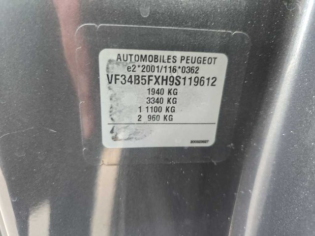 Peugeot 308 cc 1.6 turbo premiere; 05-jnv-5 - afbeelding 2 van  11