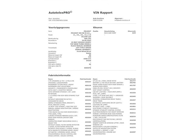 Peugeot 308 sw 1.6 blue lease executive 2014, 1-xfb-10 - afbeelding 22 van  31