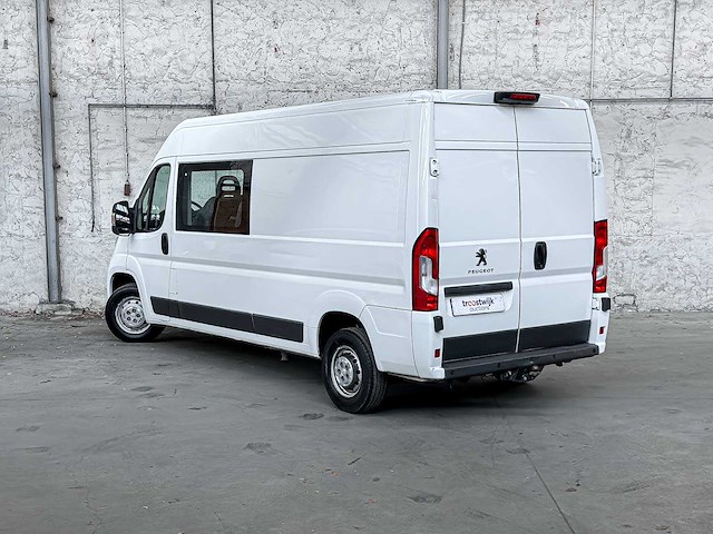 Peugeot boxer 335 2.2 hdi l3h2 xr dc 6-persoons 150pk 2016 bedrijfswagen, v-165-gx - afbeelding 1 van  32