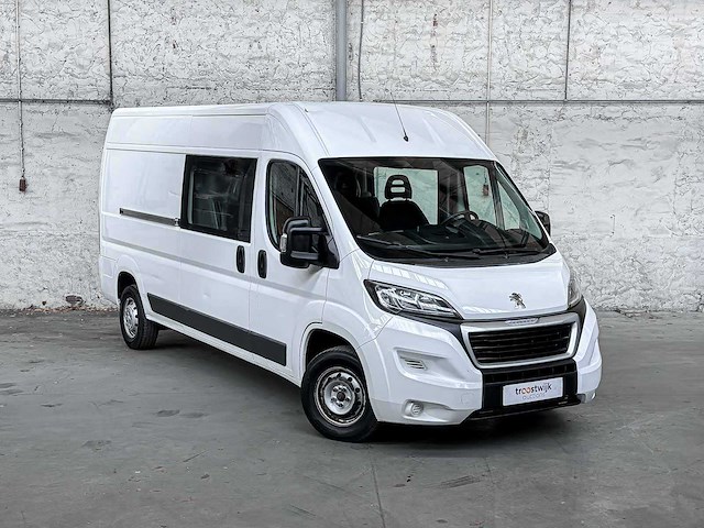 Peugeot boxer 335 2.2 hdi l3h2 xr dc 6-persoons 150pk 2016 bedrijfswagen, v-165-gx - afbeelding 14 van  32