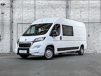 Peugeot boxer 335 2.2 hdi l3h2 xr dc 6-persoons 150pk 2016 bedrijfswagen, v-165-gx - afbeelding 1 van  32