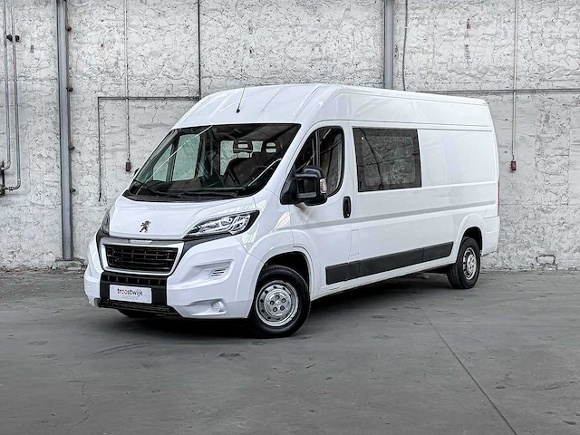 Peugeot boxer 335 2.2 hdi l3h2 xr dc 6-persoons 150pk 2016 bedrijfswagen, v-165-gx - afbeelding 12 van  32