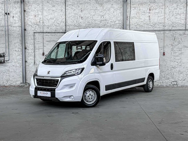 Peugeot boxer 335 2.2 hdi l3h2 xr dc 6-persoons 150pk 2016 bedrijfswagen, v-165-gx - afbeelding 23 van  32