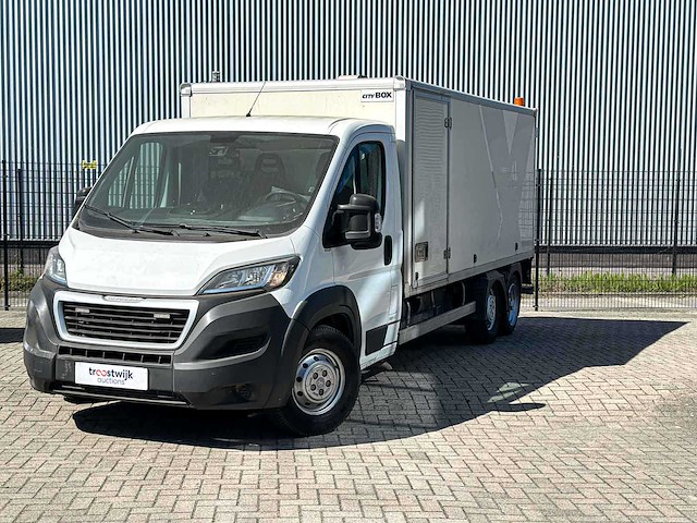 Peugeot boxer 435 3.0 hdi l3 xr 177pk 2015 (origineel-nl + 1e eigenaar), vp-041-x bedrijfswagen + aanhanger - afbeelding 1 van  41