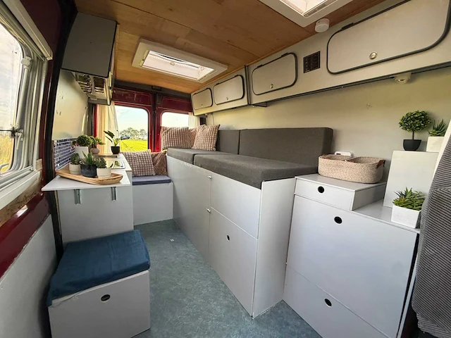 Peugeot boxer kampeerwagen 320mh 2.5d camper 11-sbk-4 - afbeelding 8 van  28