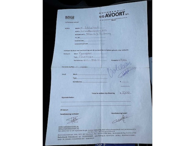 Peugeot partner mpv 1.4 xr cool gn-932-v - afbeelding 8 van  8