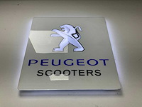Peugeot verlicht “logo“ wandbord - afbeelding 1 van  4