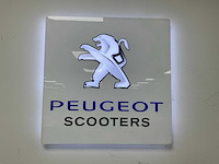 Peugeot verlicht “logo“ wandbord - afbeelding 2 van  4