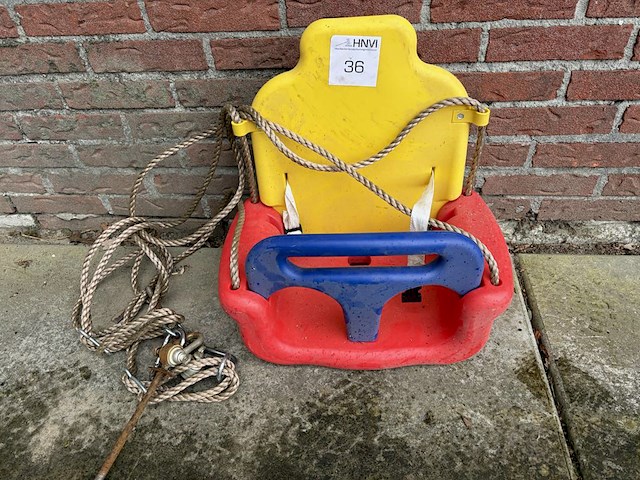 Peuterschommel met haken - afbeelding 1 van  2