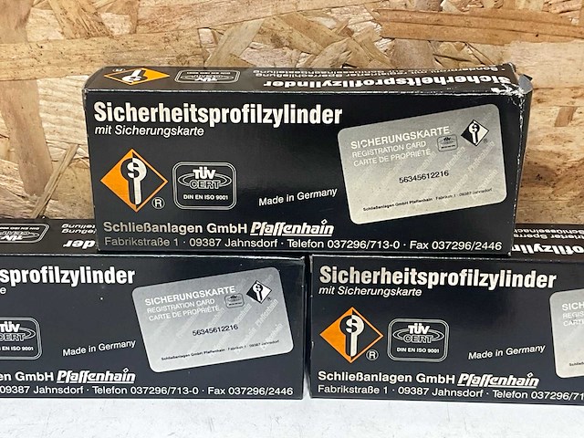 Pfaffenhain veiligheidsprofielcilinder (3x) - afbeelding 4 van  6