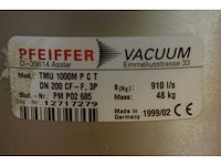 Pfeiffer - tmu 1000m pct - vacuümpomp - afbeelding 3 van  4