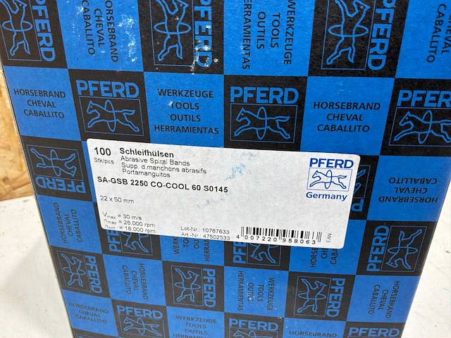 Pferd gsb 2250 co-cool slijphuls 22x 50mm (500x) - afbeelding 2 van  6