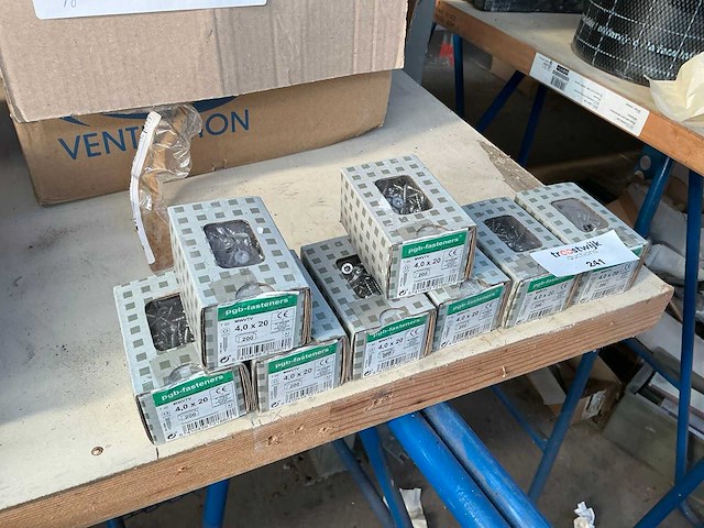 Pgb fasteners schroeven (8x) - afbeelding 1 van  2