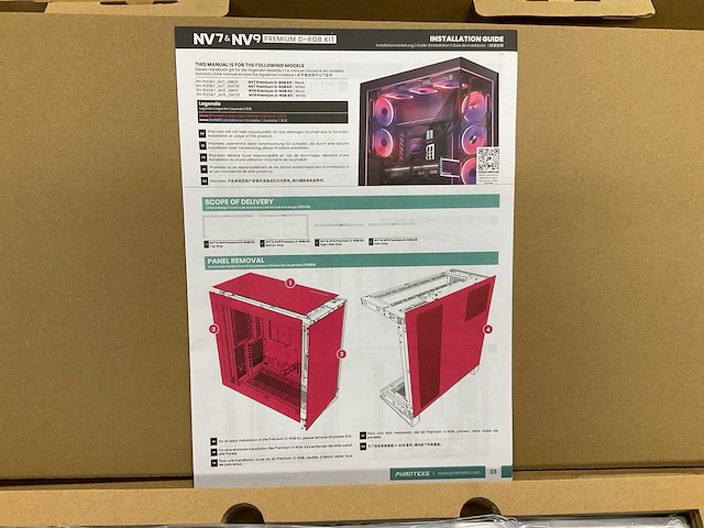 Phanteks nv7 premium d-rgb kit - afbeelding 3 van  4