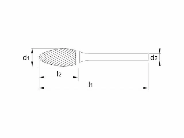 Phantom stiftfrees hm vlamvorm 6mm 4 diameter (10x) - afbeelding 2 van  3