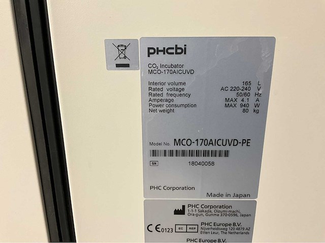 Phcbi co2-incubator - afbeelding 3 van  6