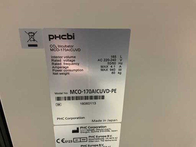 Phcbi co2-incubator - afbeelding 6 van  6