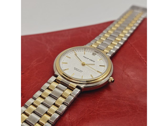 Philip endio diamond jewelry two tone horloge - afbeelding 2 van  6