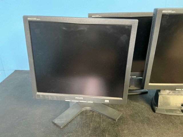 Philips - 180p2 - tft lcd monitor - 2004 (5x) - afbeelding 3 van  5