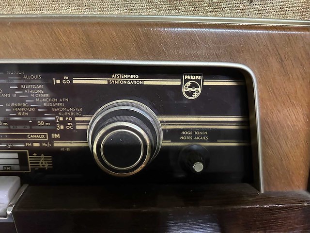 Philips - buizenradio jaren 50 - afbeelding 2 van  3