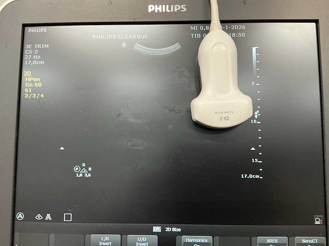 Philips - clearvue 550 - echo apparaat - afbeelding 7 van  8