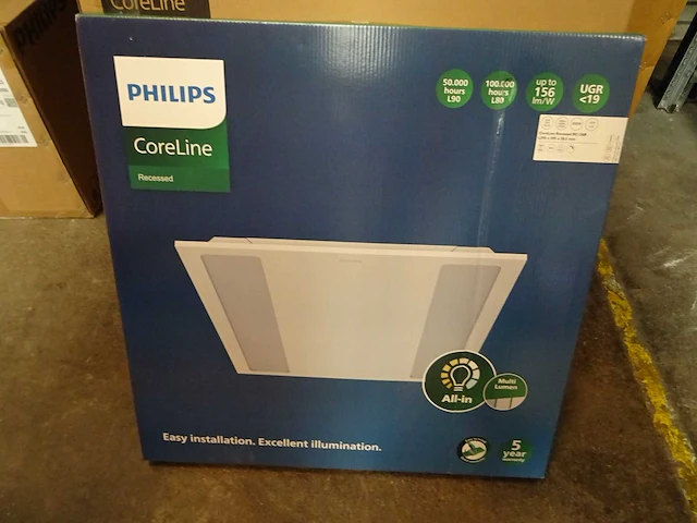 Philips - coreline recessed rc136b - g4 34_43_575/830 - led paneel (4x) - afbeelding 1 van  3