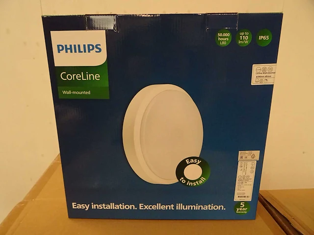 Philips - coreline wall-mounted - wl140v led12_20s - wandarmatuur (30x) - afbeelding 1 van  3