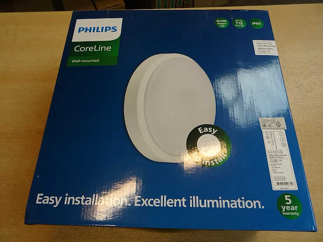 Philips - coreline wall-mounted - wl140v led34s/830 - wandarmatuur (14x) - afbeelding 1 van  3