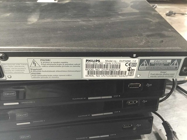 Philips - dvp3260/12 - bluray & dvd player (11x) - afbeelding 5 van  6