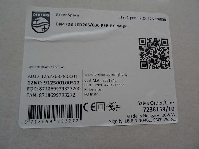Philips - greenspace - dn470b led20s/830 pse-e c whp - led downlight (2x) - afbeelding 2 van  2