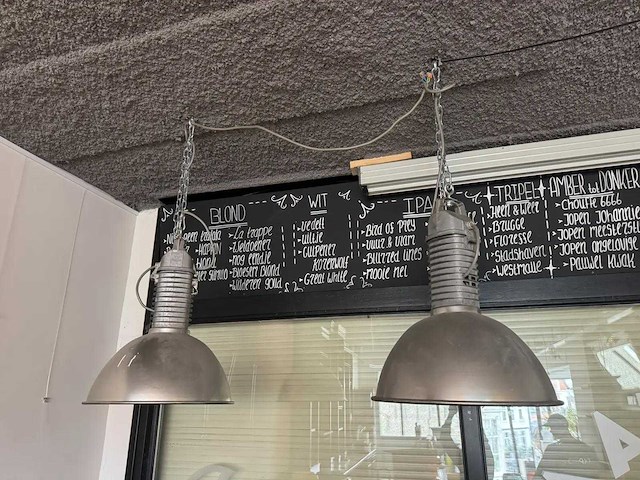 Philips - industriële hanglamp (2x) - afbeelding 1 van  2