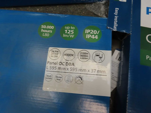 Philips - led paneel (4x) - afbeelding 2 van  4