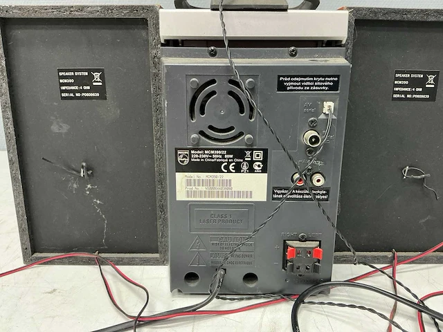 Philips - micro system mcm 390 - luidspreker - afbeelding 8 van  8