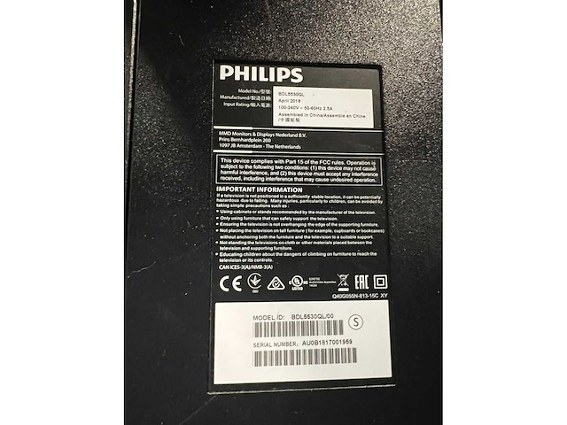 Philips - televisie - afbeelding 2 van  2