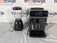 Philips 2200 series ep2224/10 - espressomachine |princess 212092 blacksteel – airfryer - afbeelding 1 van  3